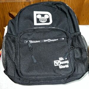 Disney Black and White Backpack unisex multiple pockets Park Day Bag